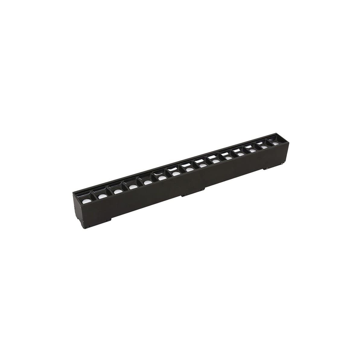 MFL Induction 15 Light COB Linear Track Light in Black