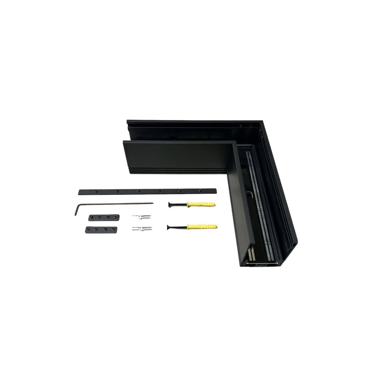 MFL Induction Ceiling Corner Joiner in Black-img-1