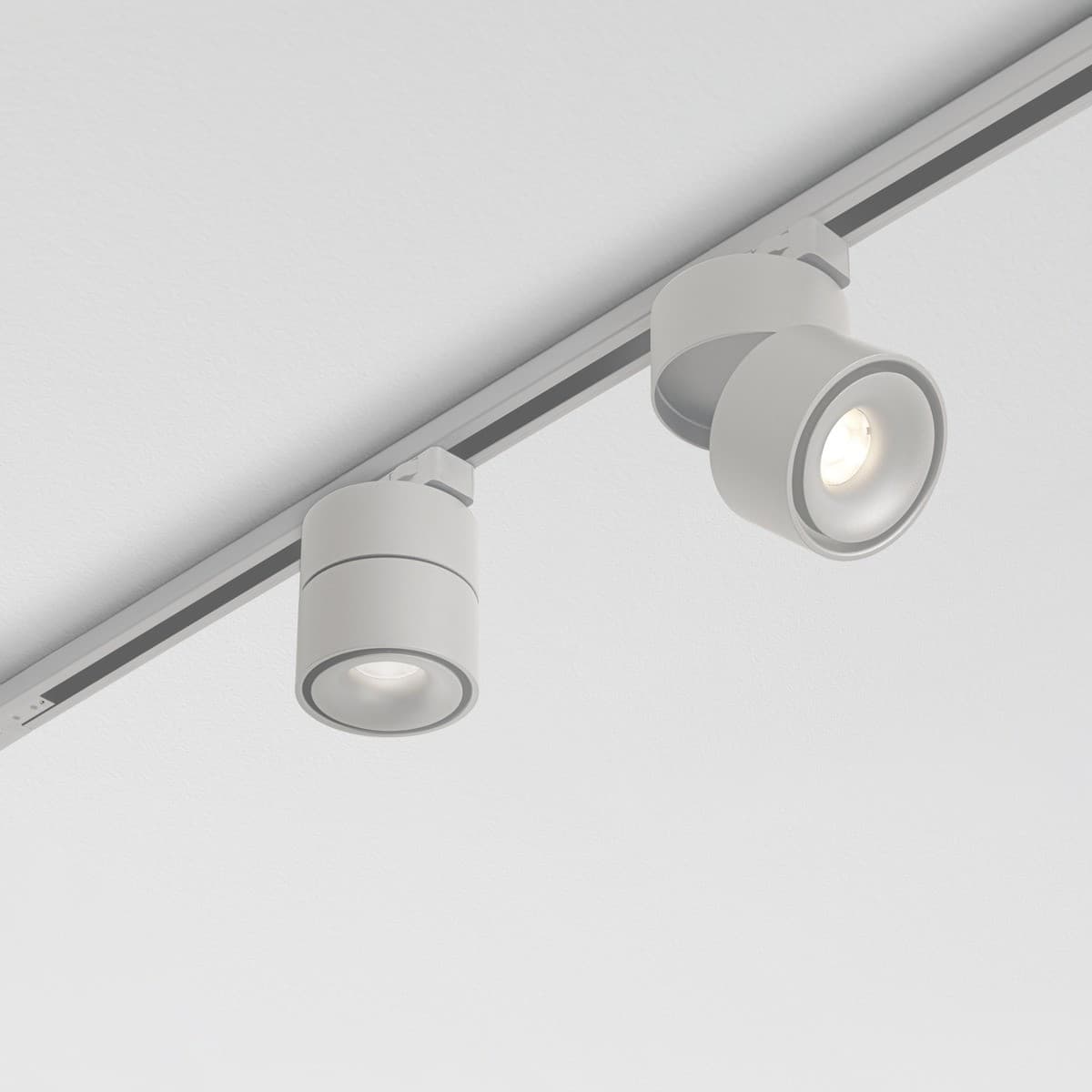 MFL Harlo 1 Light LED Track Spot Light in White-img-6