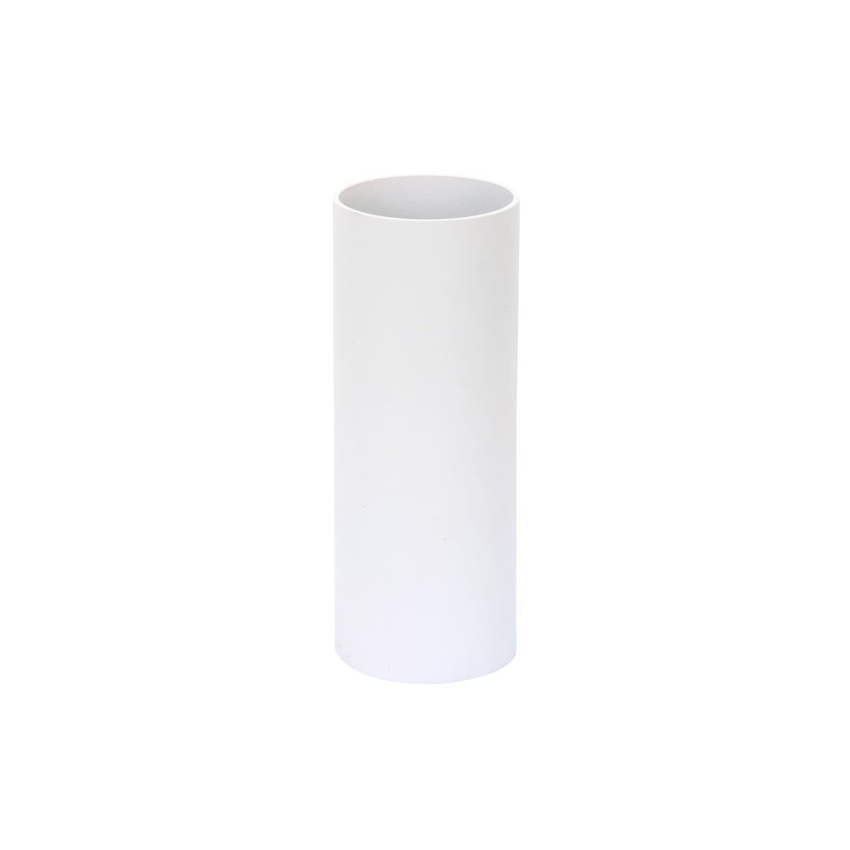 MFL Script Tall Cylinder Shade in White