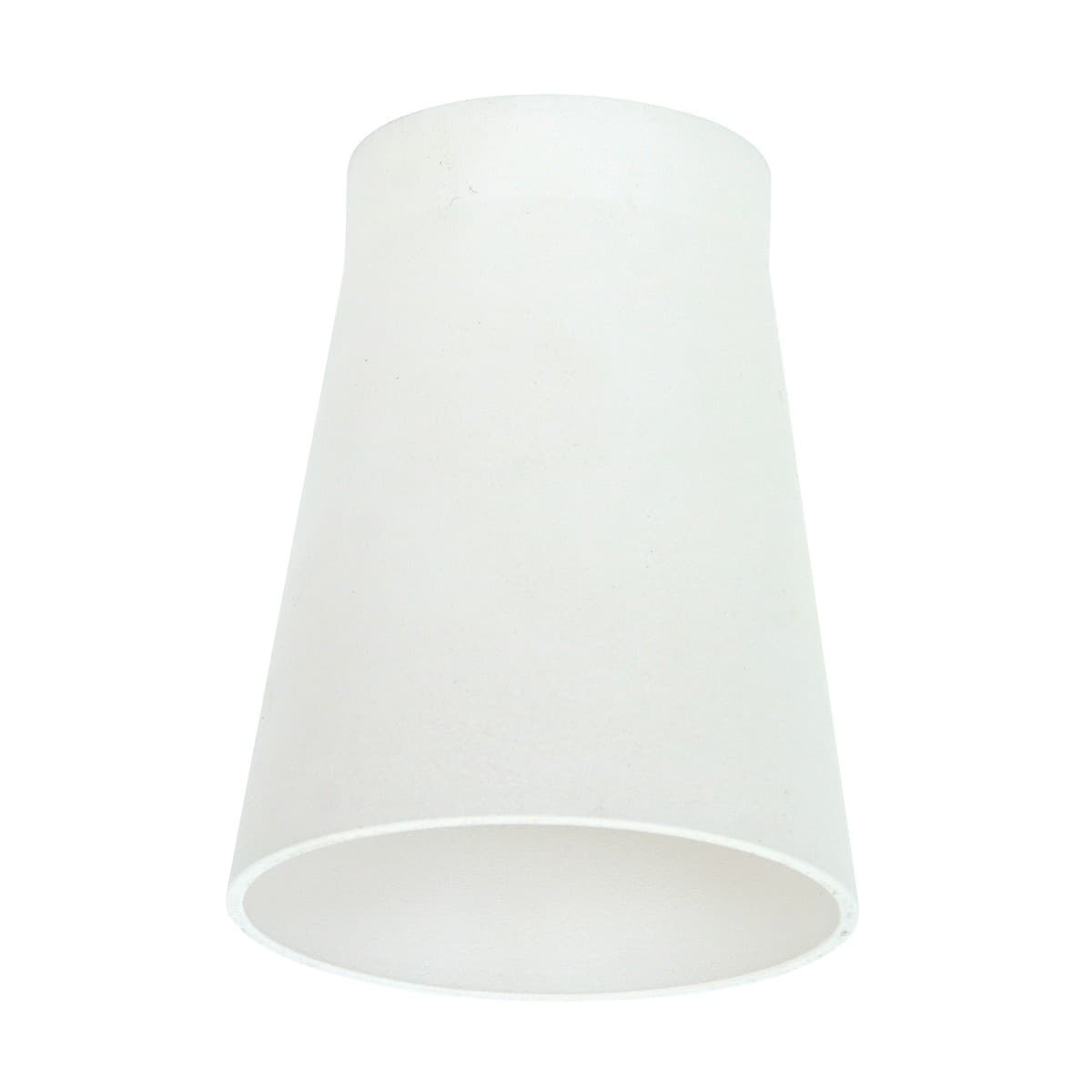 MFL Script Tapered Shade in White