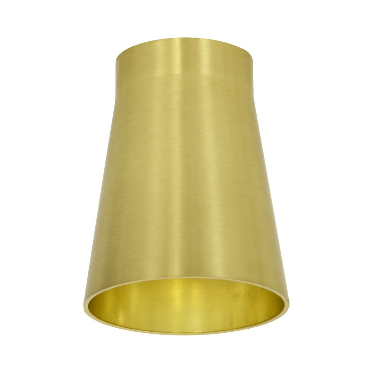 MFL Script Tapered Shade in Brass-img-1