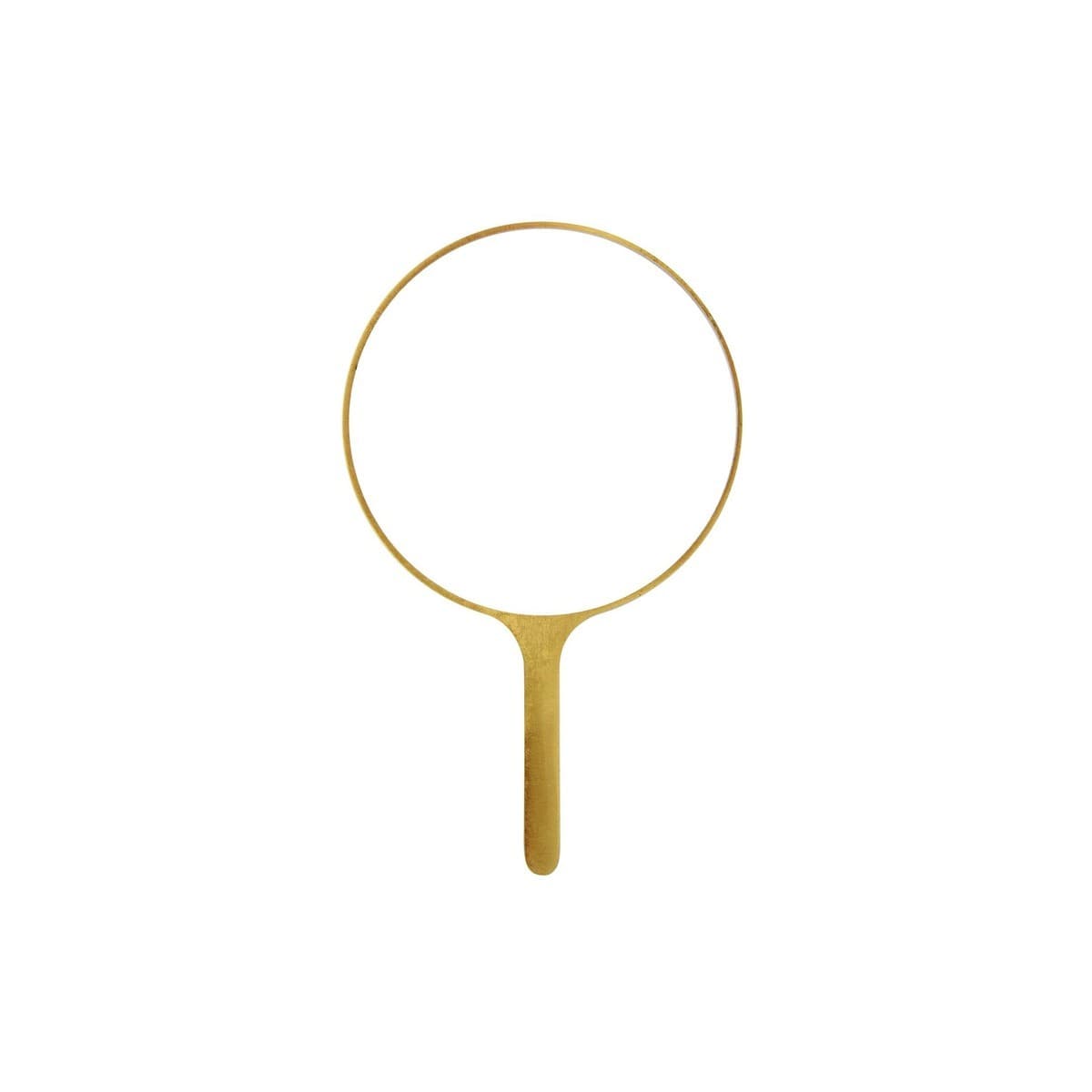 MFL Script Decoration Handle in Brass