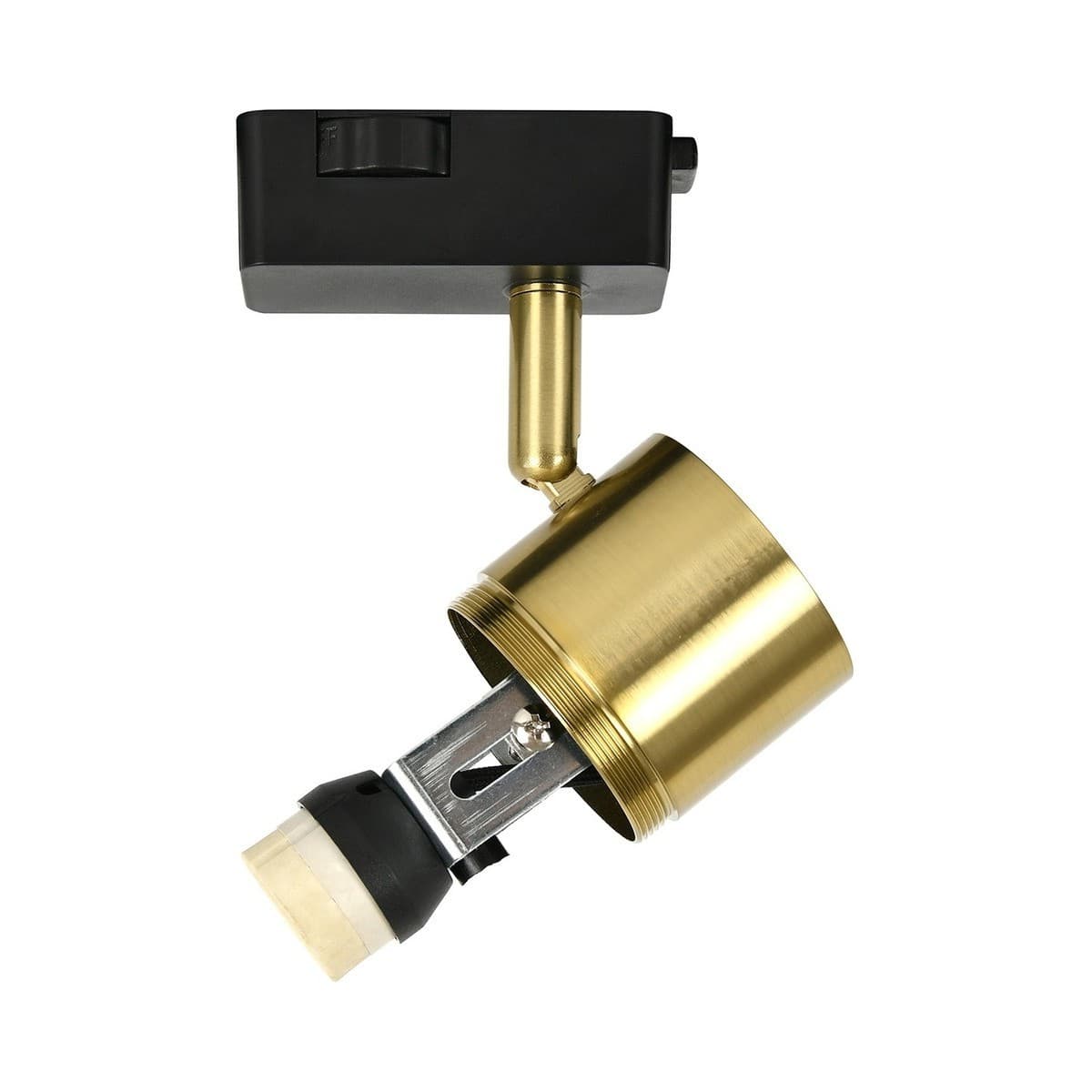 MFL Script II 1 Light Track Head in Brass-img-1