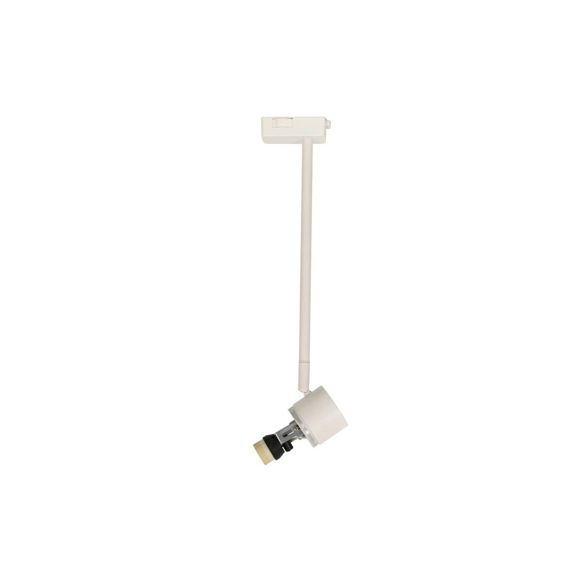 MFL Script II 1 Light Drop Track Head in White-img-1