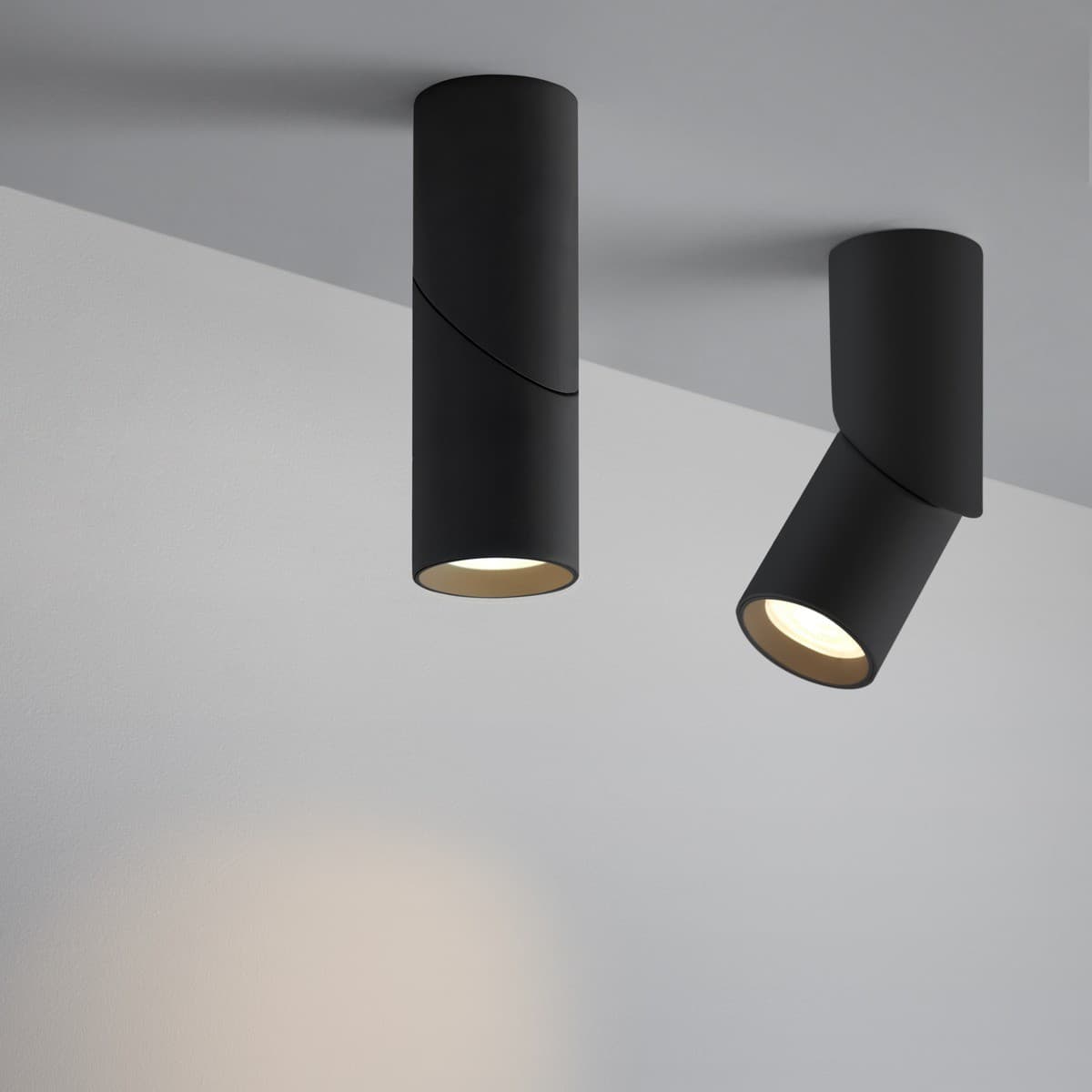 Sigma 1 Light Adjustable Surface Mounted Downlight in Black-img-3