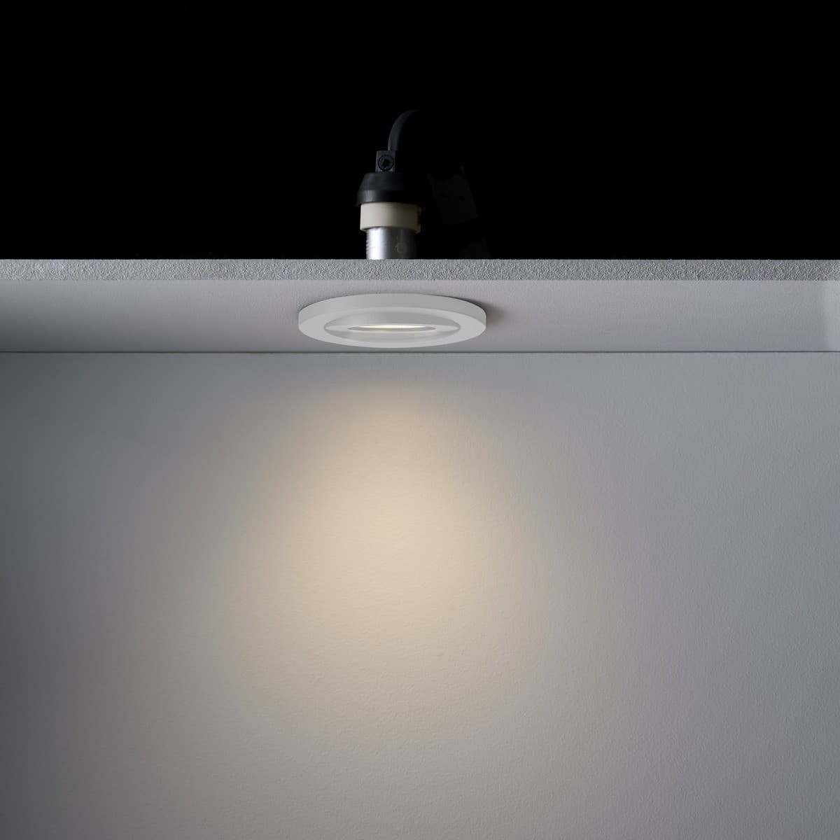 Podean GU10 Tilt Frame Only Recessed 72mm Cut Out Downlight in White-img-6