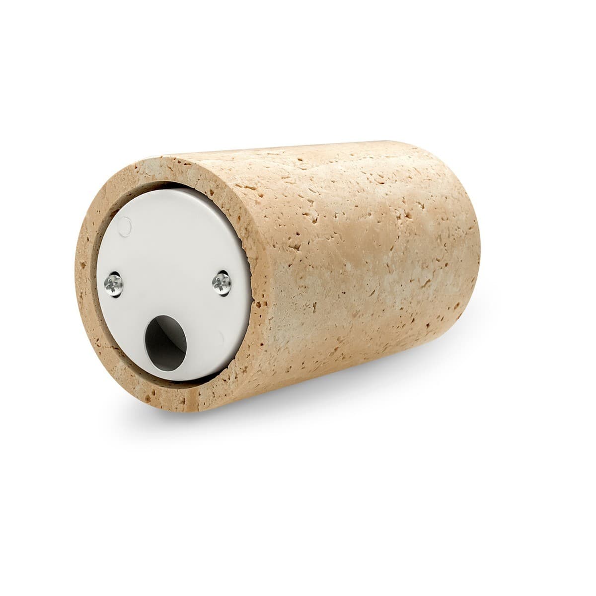Traviato GU10 Surface Mounted Downlight in Natural Travertine with Beige Details-img-5