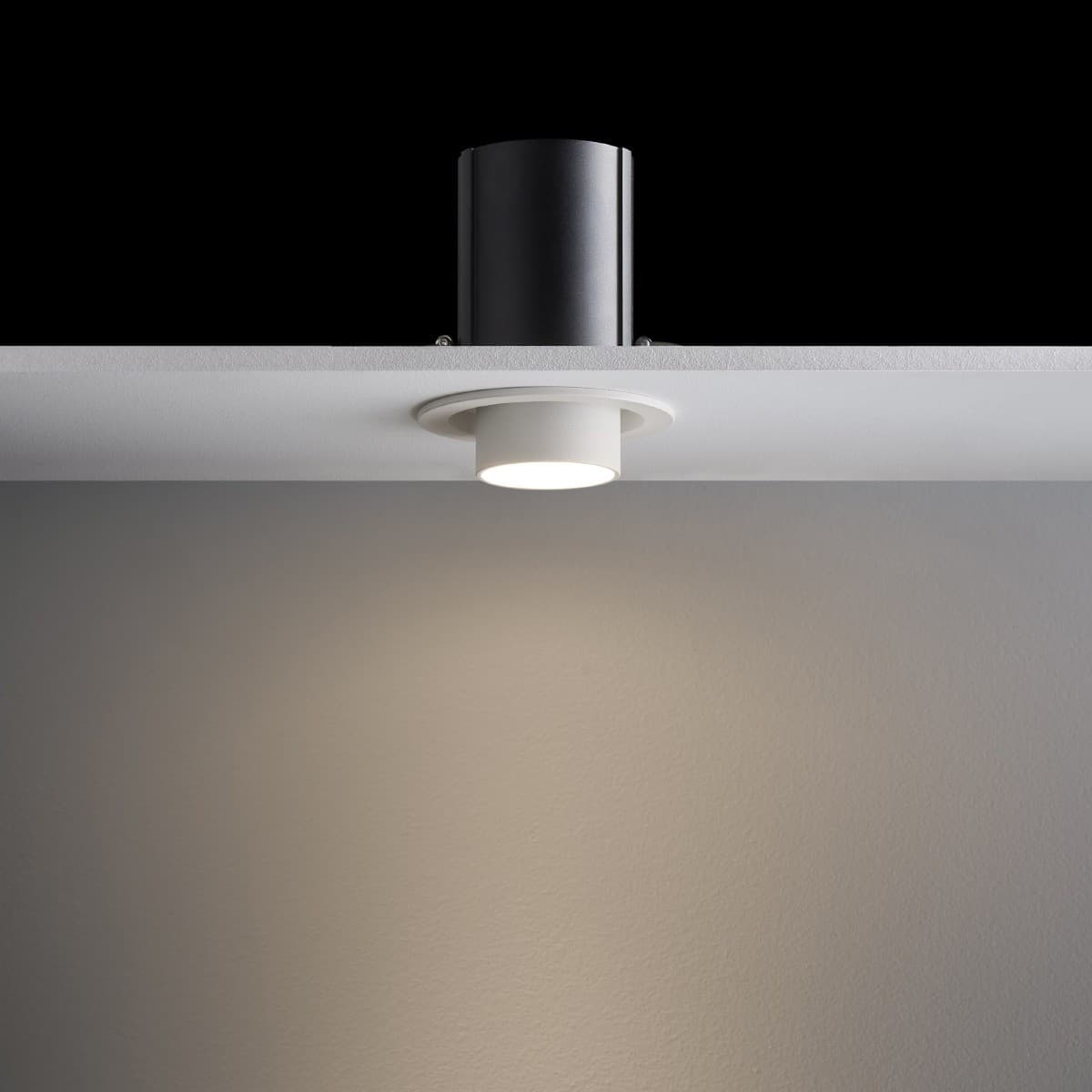 Luton GU10 Recessed Adjustable  93mm Cut Out Spotlight in White-img-5