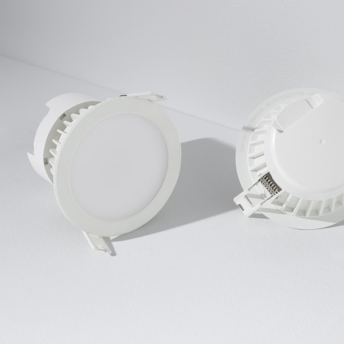 Eclipse LED Recessed Day Night Sleep 90mm Cut Out Downlight in White