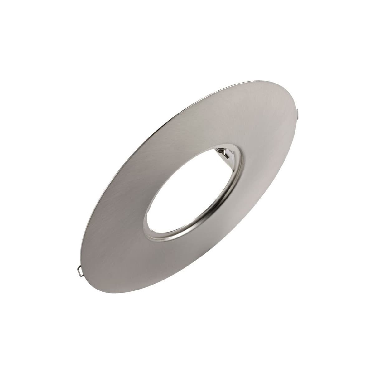 220mm Downlight Conversion Plate in Brushed Chrome-img-1