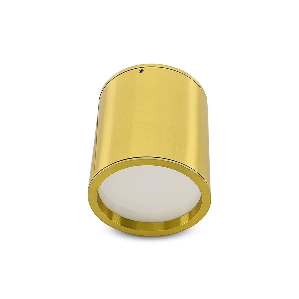 Surface 100mm LED Tri-Colour Surface Mounted Downlight in Brass-img-1