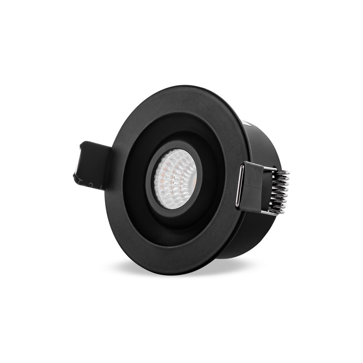 Starlight LED Recessed Adjustable Warm White 50mm Cut Out Downlight in Black-img-2