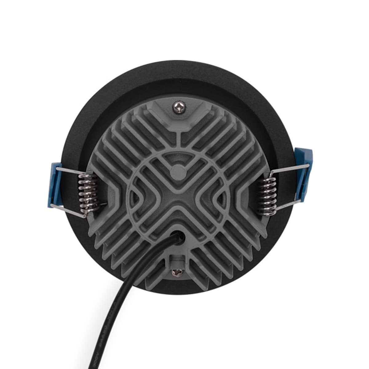 City III LED Recessed Fixed CCT 90mm Cut Out  Downlight in Black-img-2