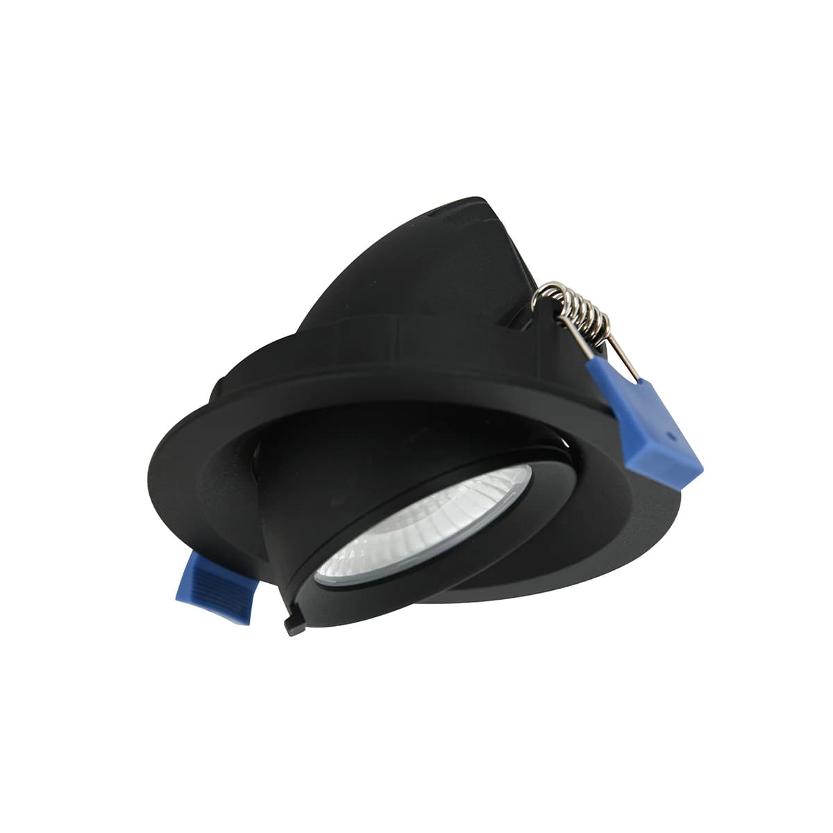 City III LED Recessed Gimble CCT 92mm Cut Out  Downlight in Black-img-1