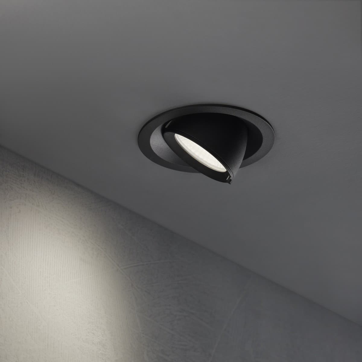 City III LED Recessed Gimble CCT 92mm Cut Out  Downlight in Black-img-5