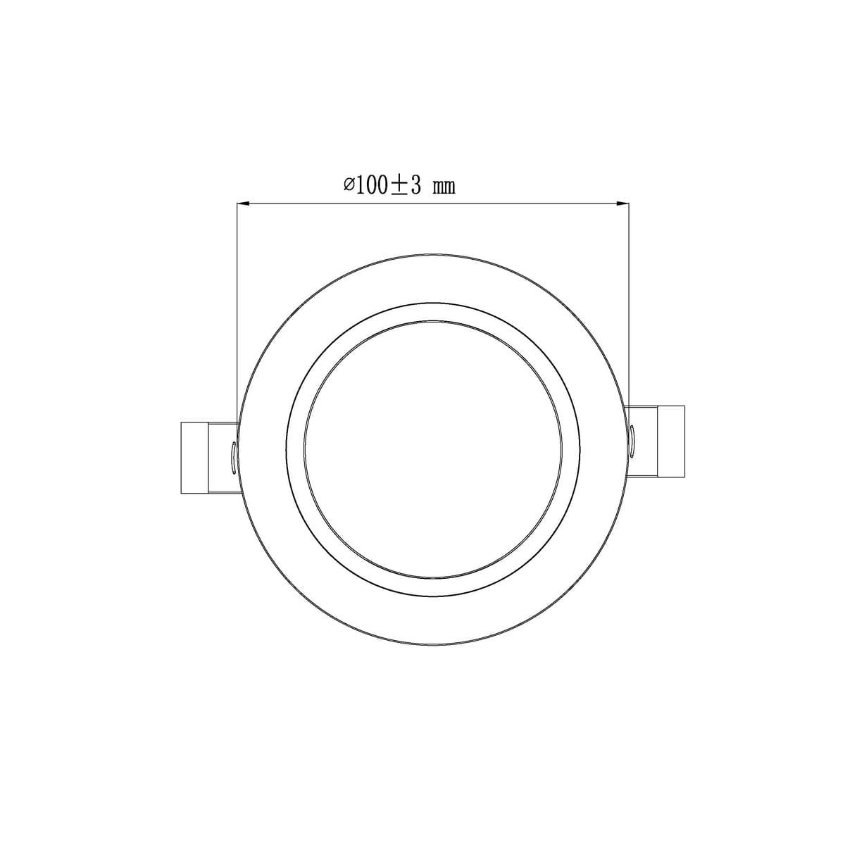 Lucci Connect Infinity LED Recessed RGBW 85mm Cut Out Downlight in White-img-3