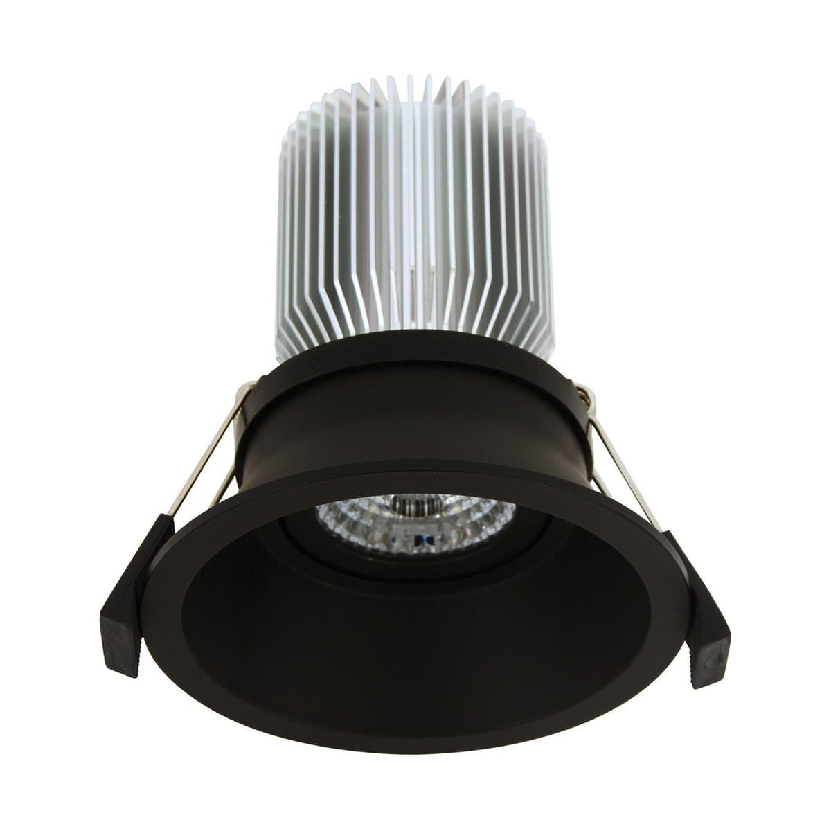 Custom 100mm LED Recessed Tri Colour 10W  90mm Cut Out Downlight  in Black-img-1