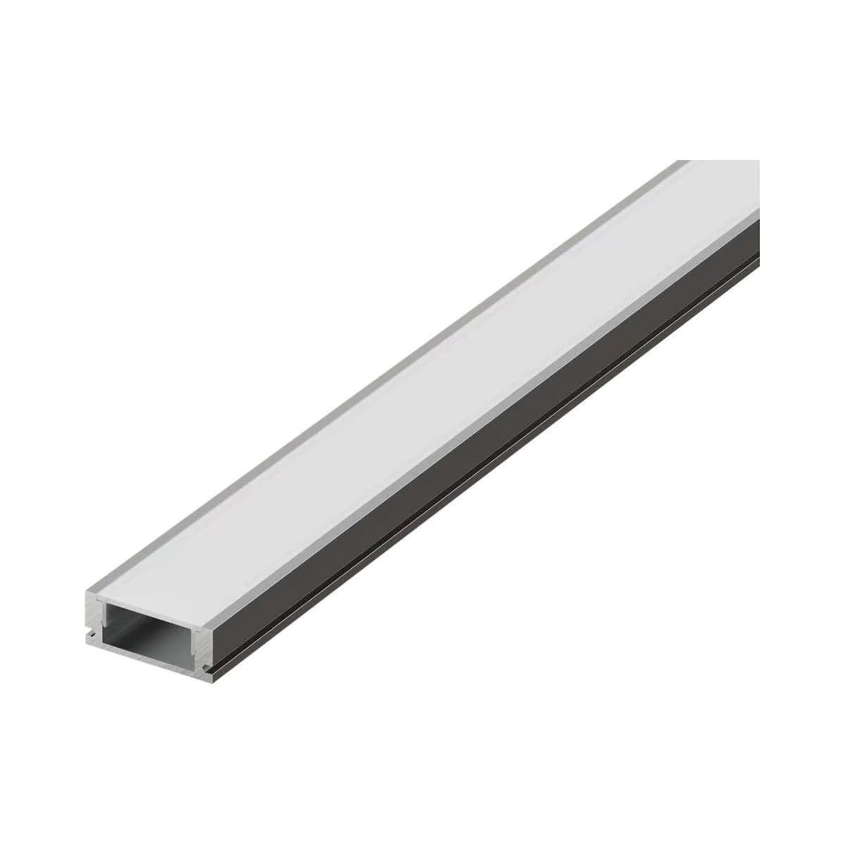 Lucci 1 Metre Aluminium LED Surface Profile in Silver-img-1
