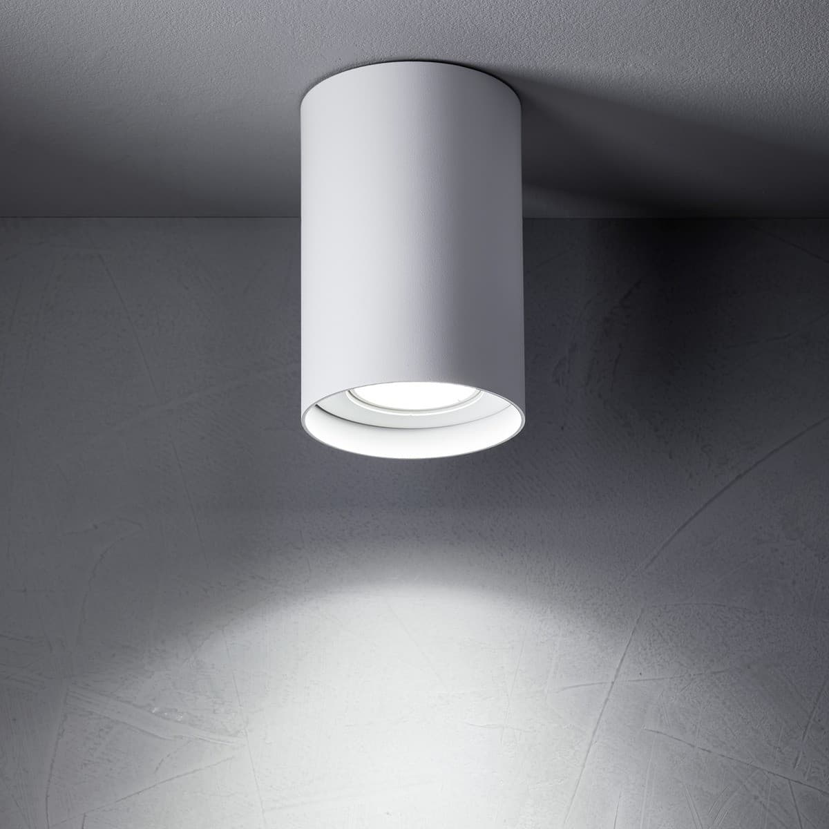 Masson Mila GU10 Round Surface Mounted Downlight in White-img-6