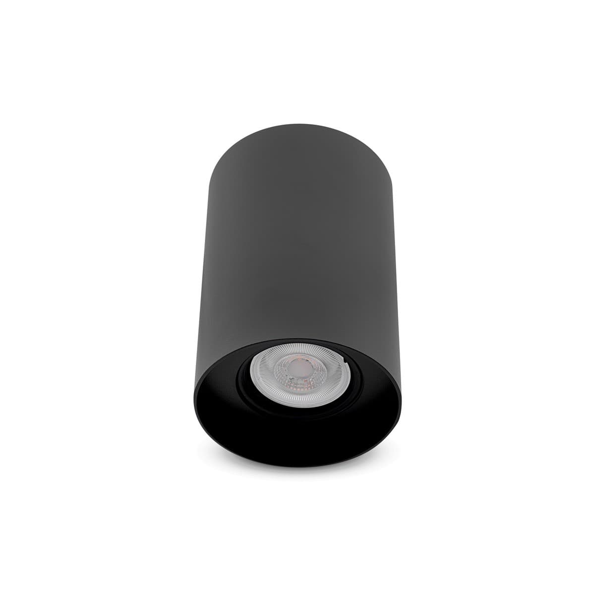 Masson Mila GU10 Round Surface Mounted Downlight in Black-img-1