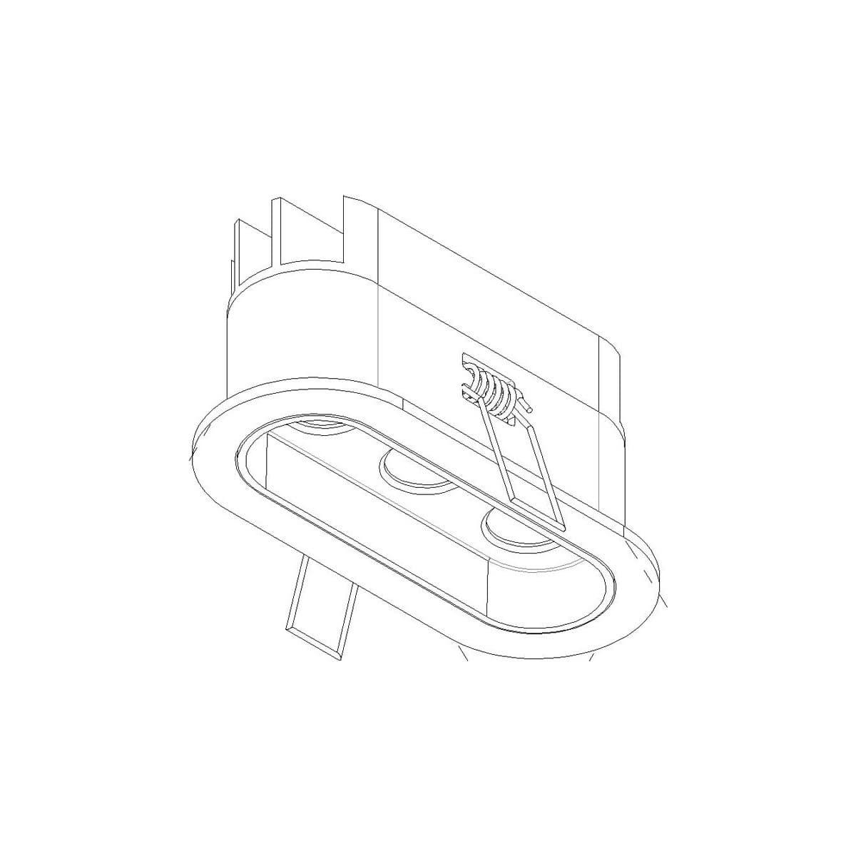 MFL Daytona LED 3 Light Dimmable Downlight in Black-img-7