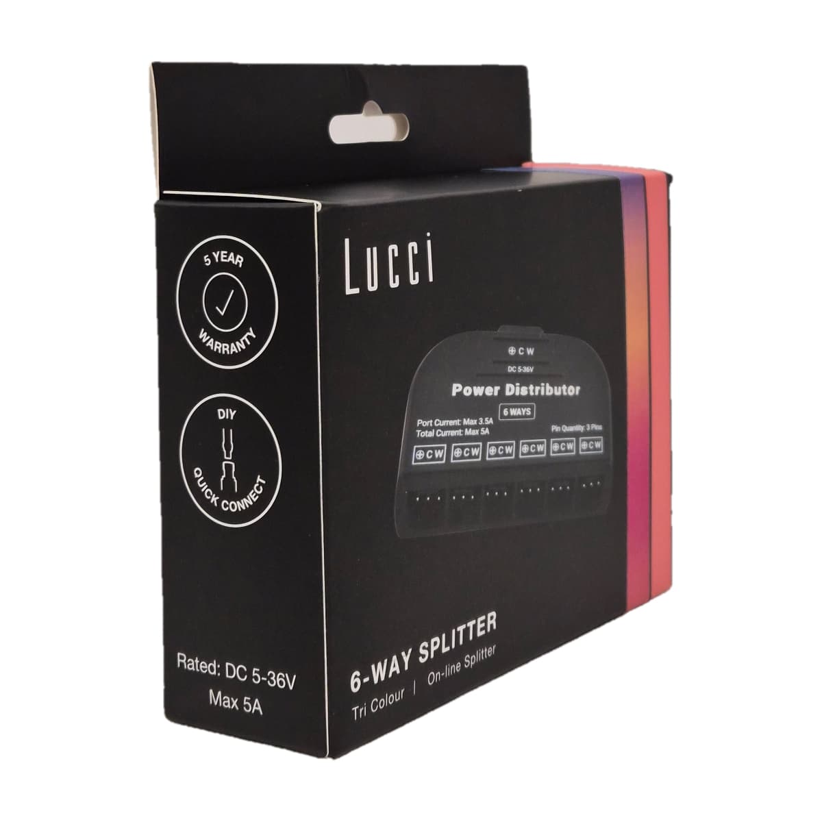 Glow Dynamic 6-Way Splitter with Leads-img-2