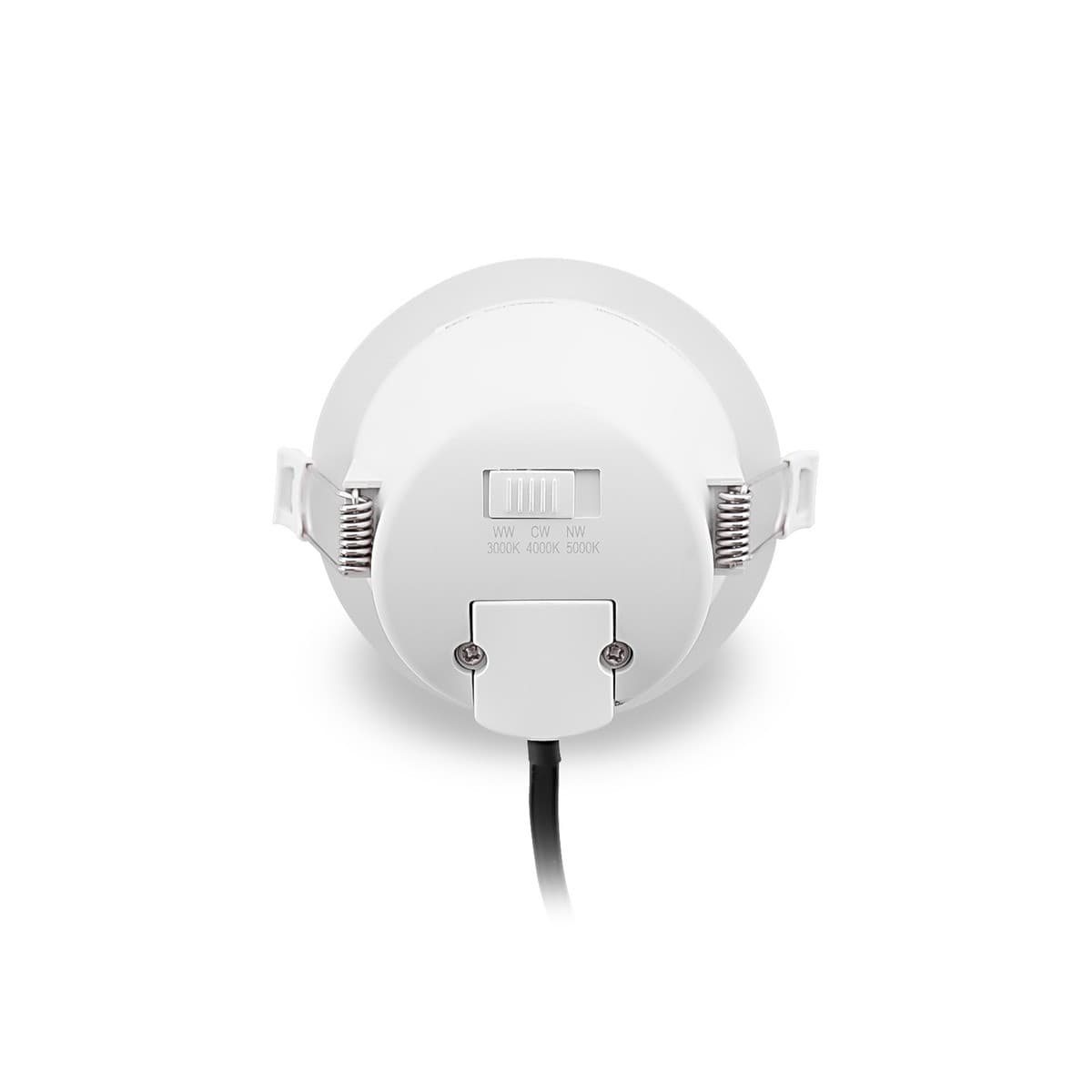 Flare LED Recessed Tri Colour Cut Out 90mm Downlight in White