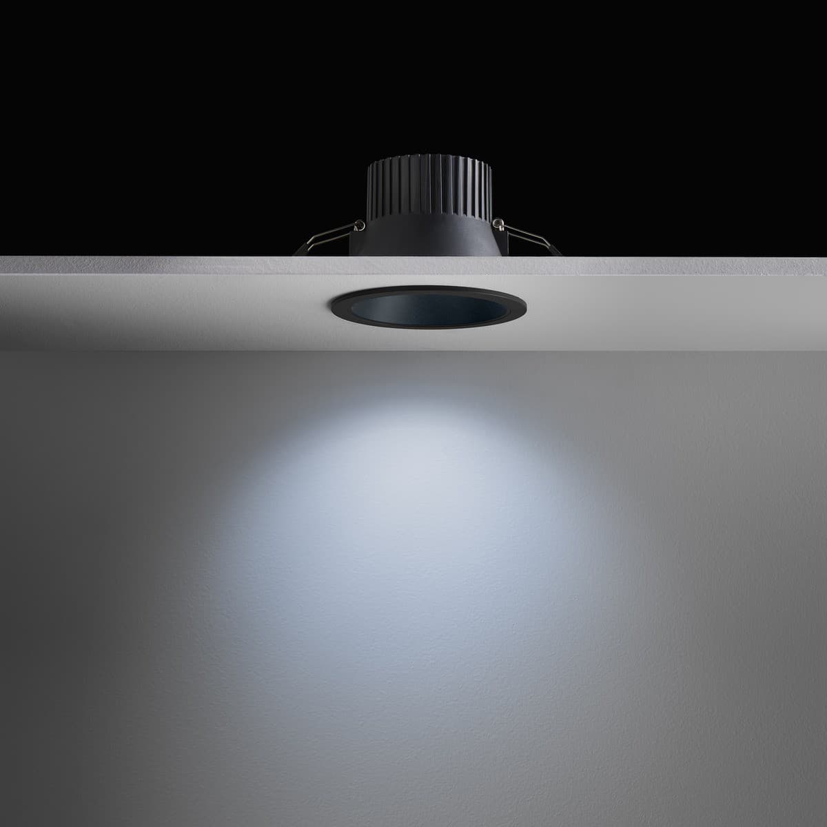 Zesta LED CCT Recessed Cut Out  90mm Downlight in Black-img-2