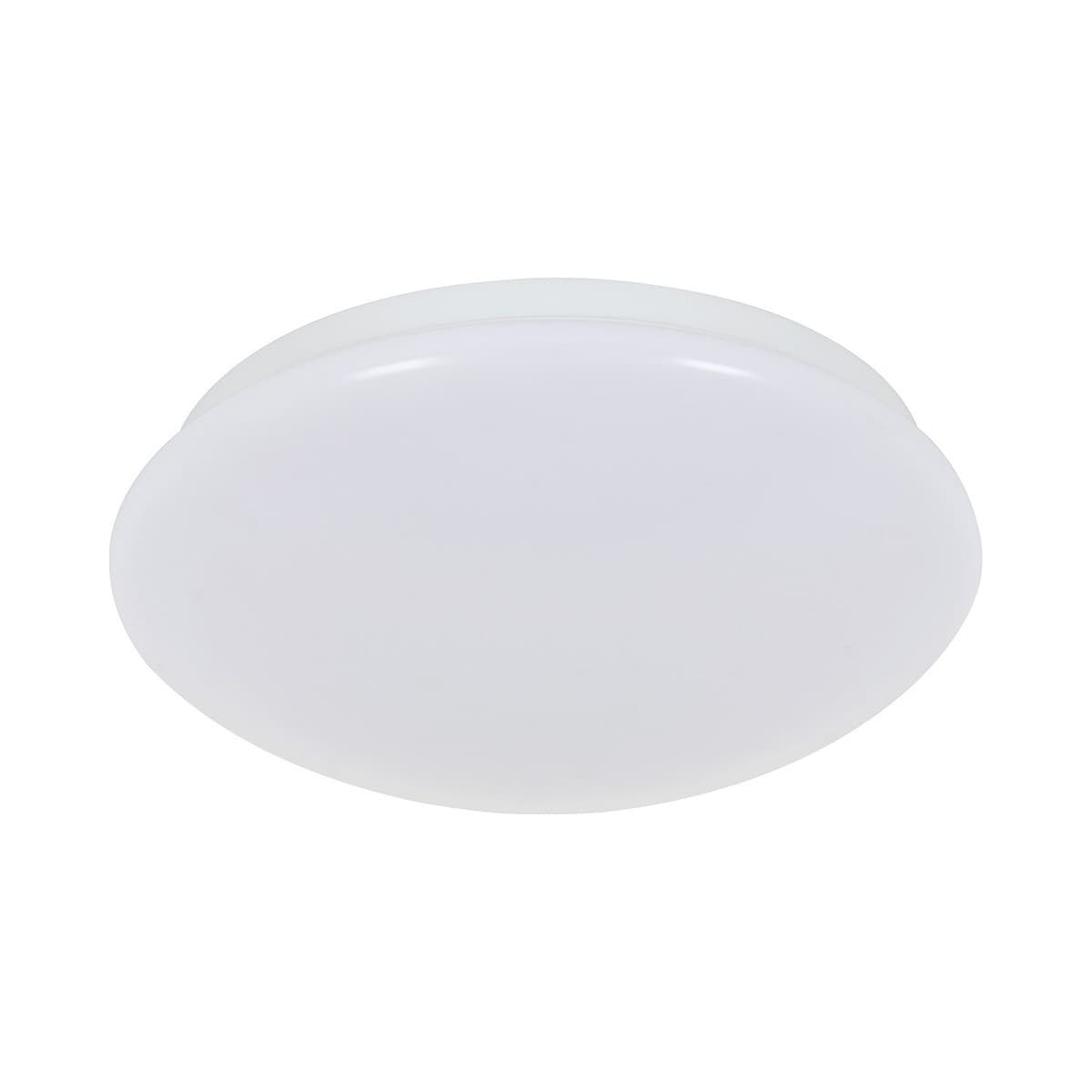 GE Omega Round 350mm LED CCT Flush Mount in White