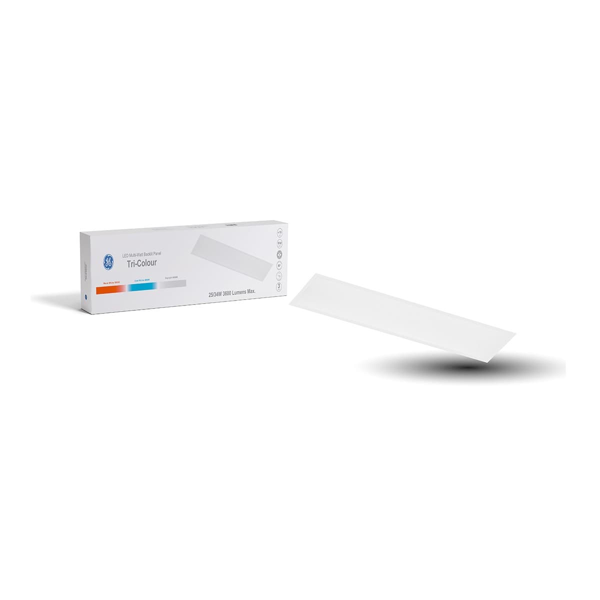 GE LED Rectangle Backlit Panel Light in White-img-2
