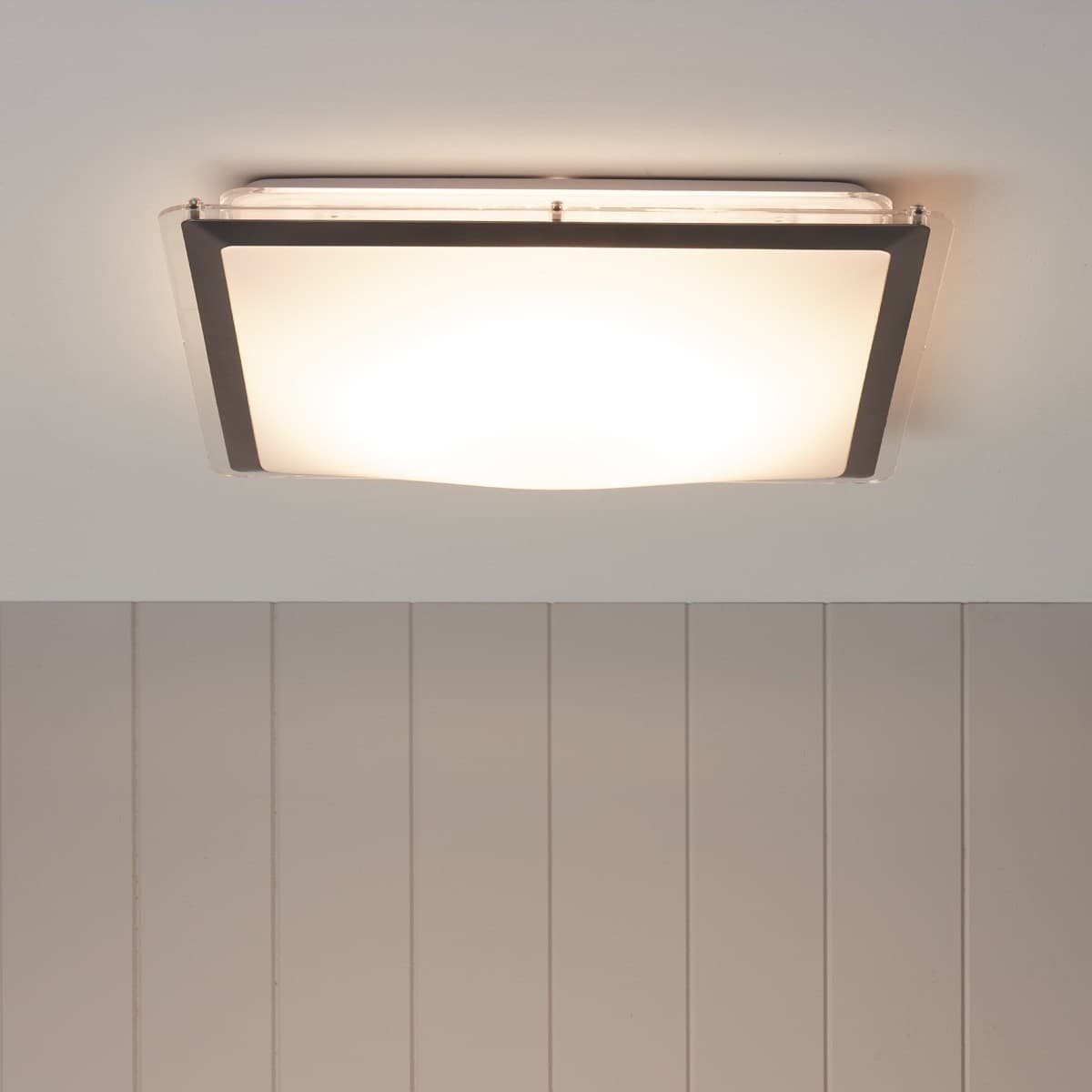 LEDlux Lustre II 430mm 1500 Lumen Dimmable CCT Sqaure Flush Mount