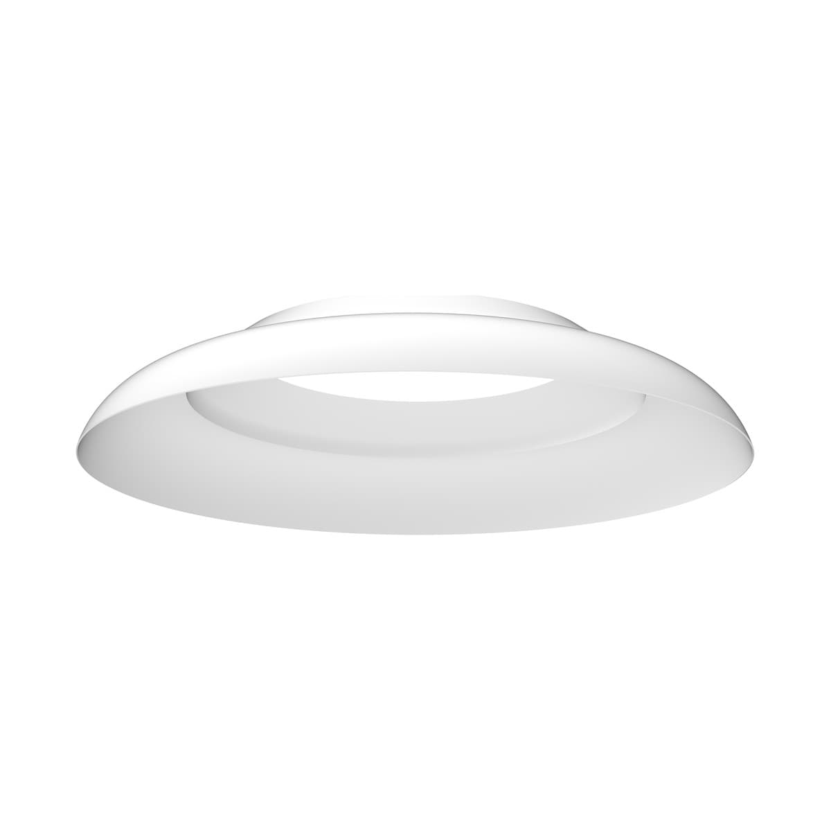 Ruma Flare Flush Mount Trim in White-img-1