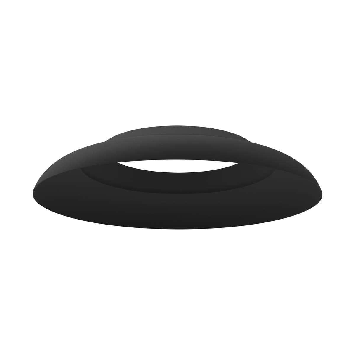 Ruma Flare Flush Mount Trim in Black-img-1
