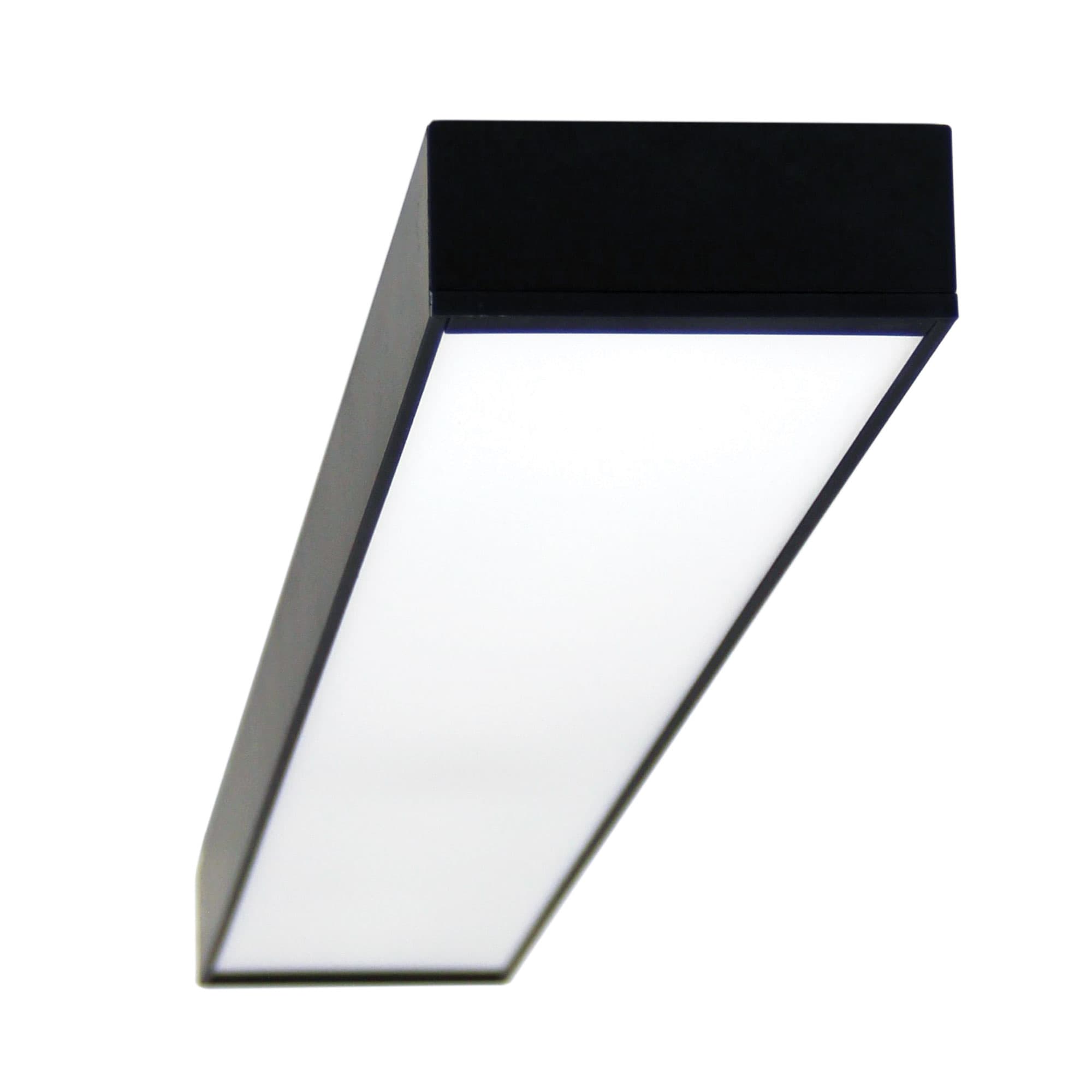 Van 1200mm TRI Colour 40w Surface Mount LED Non-dimmable in Black