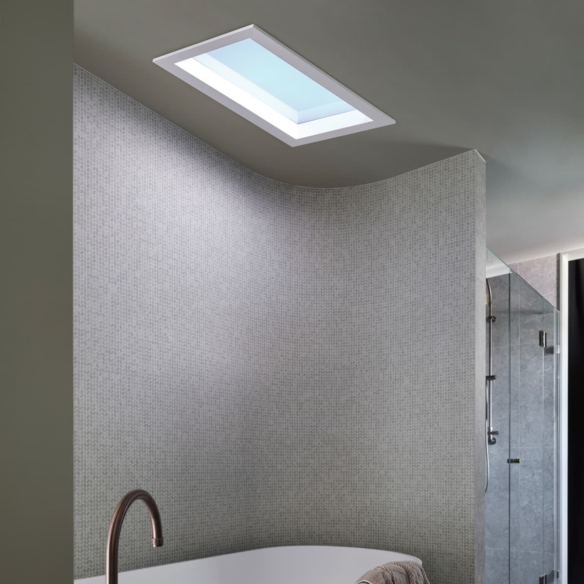 Horizon LED CCT Skylight in White