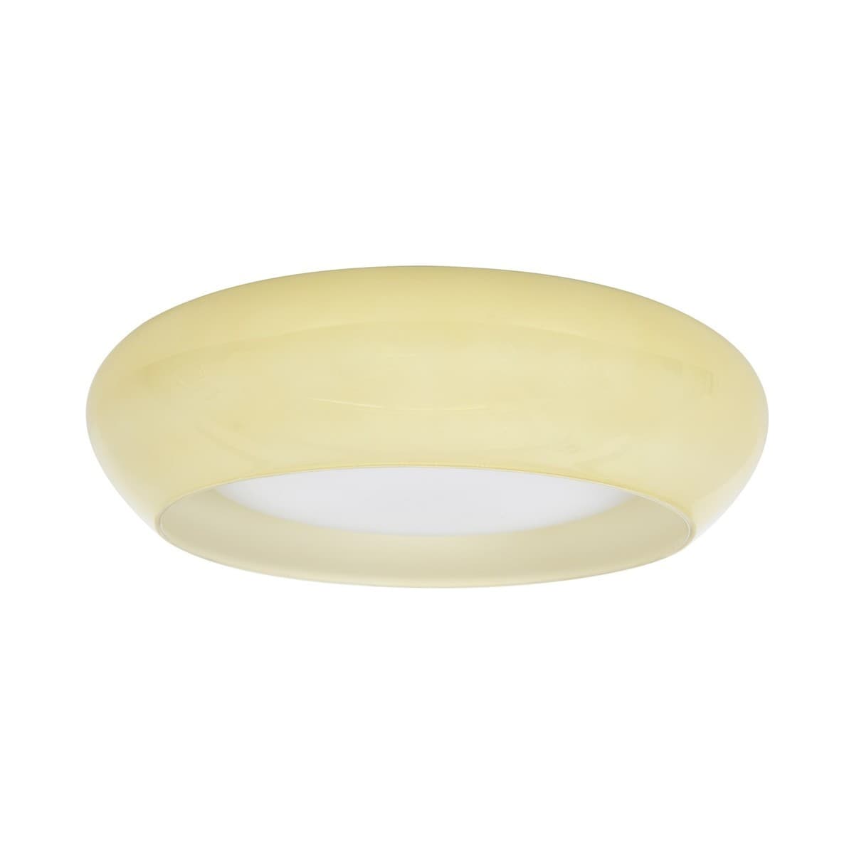 Loch 1 Light Flush Mount in Milk Glass-img-1
