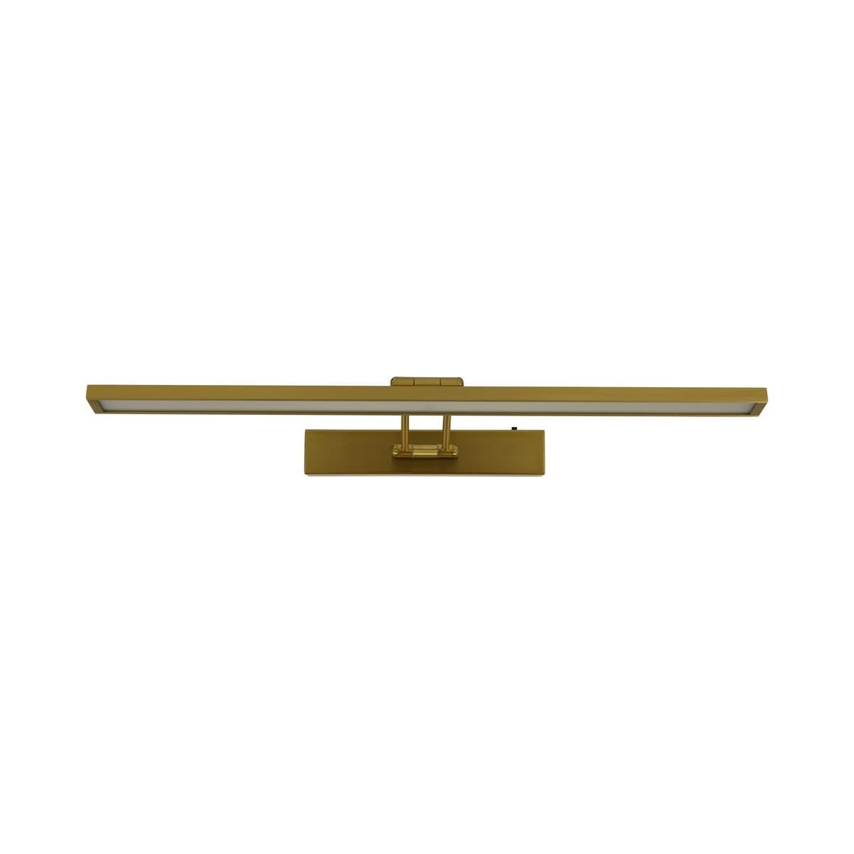 Gough II 600mm LED Colour-Switching Adjustable Wall Bracket in Aged Brass