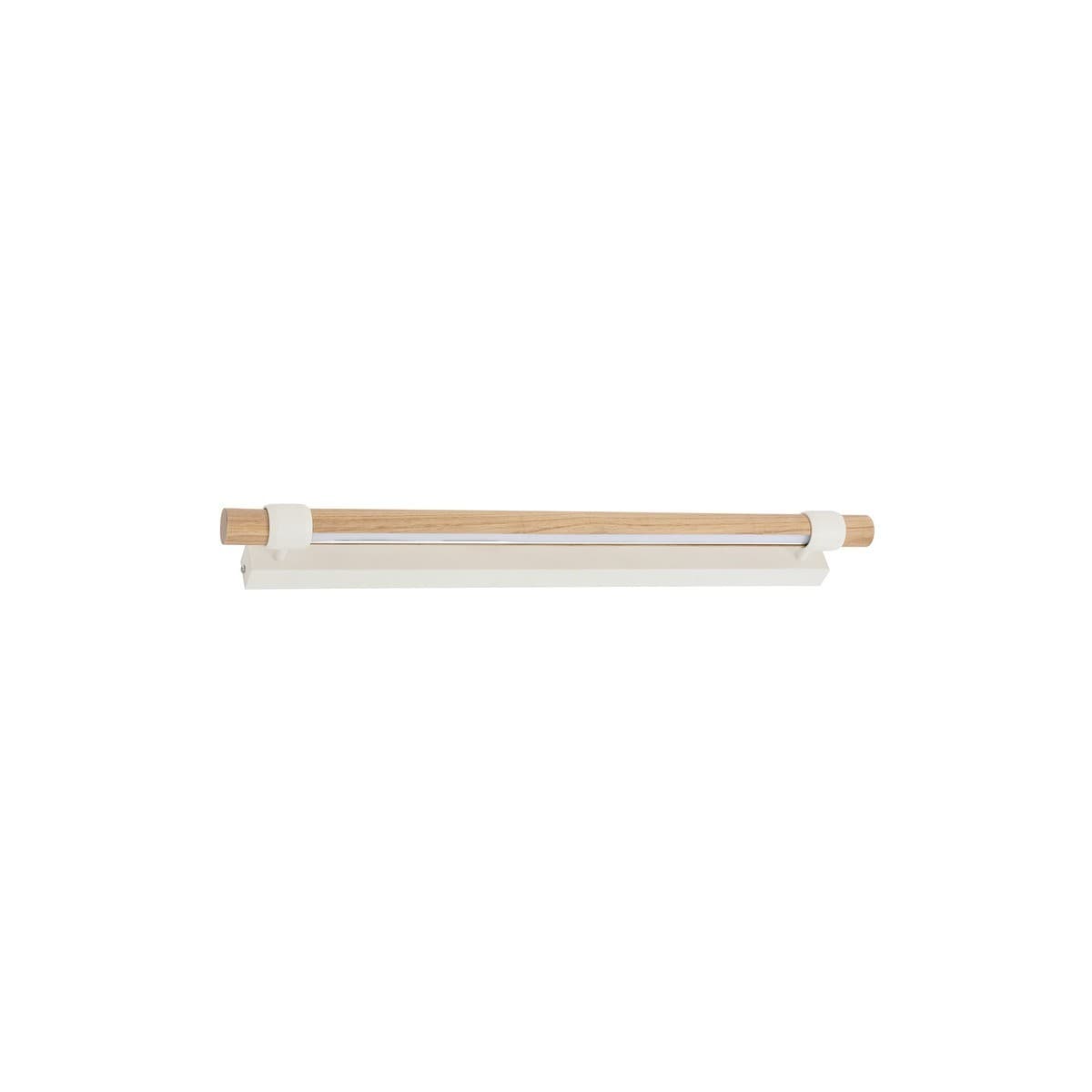 Kings 600mm LED Wall Bracket in White with Teak-img-1