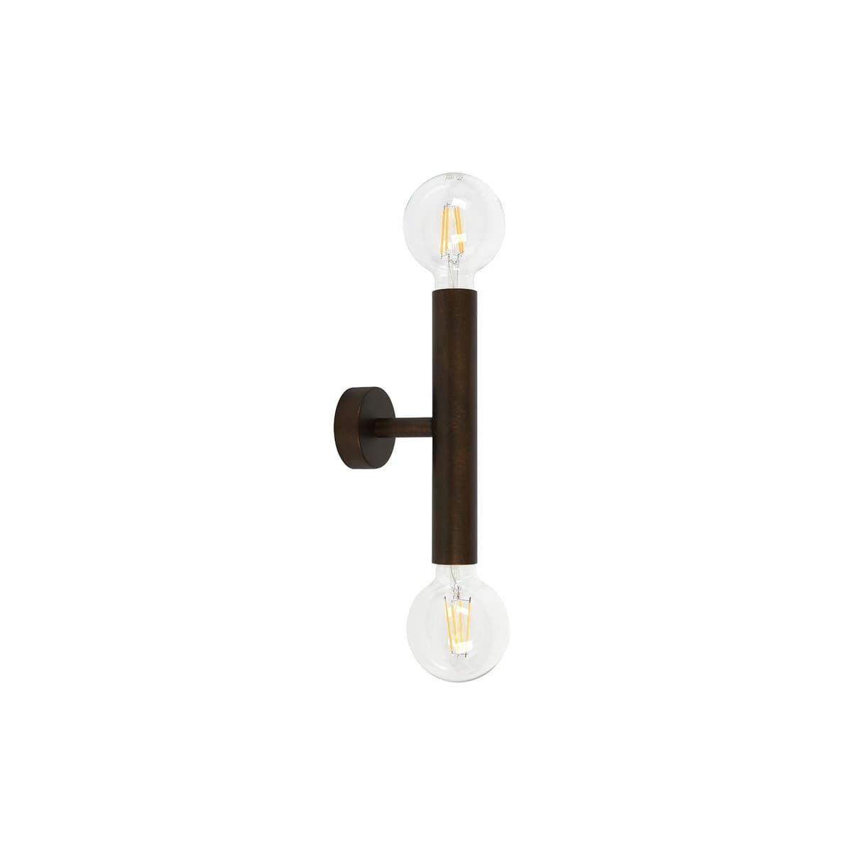Parker 2 Light Cylinder Wall Bracket in Bronze
