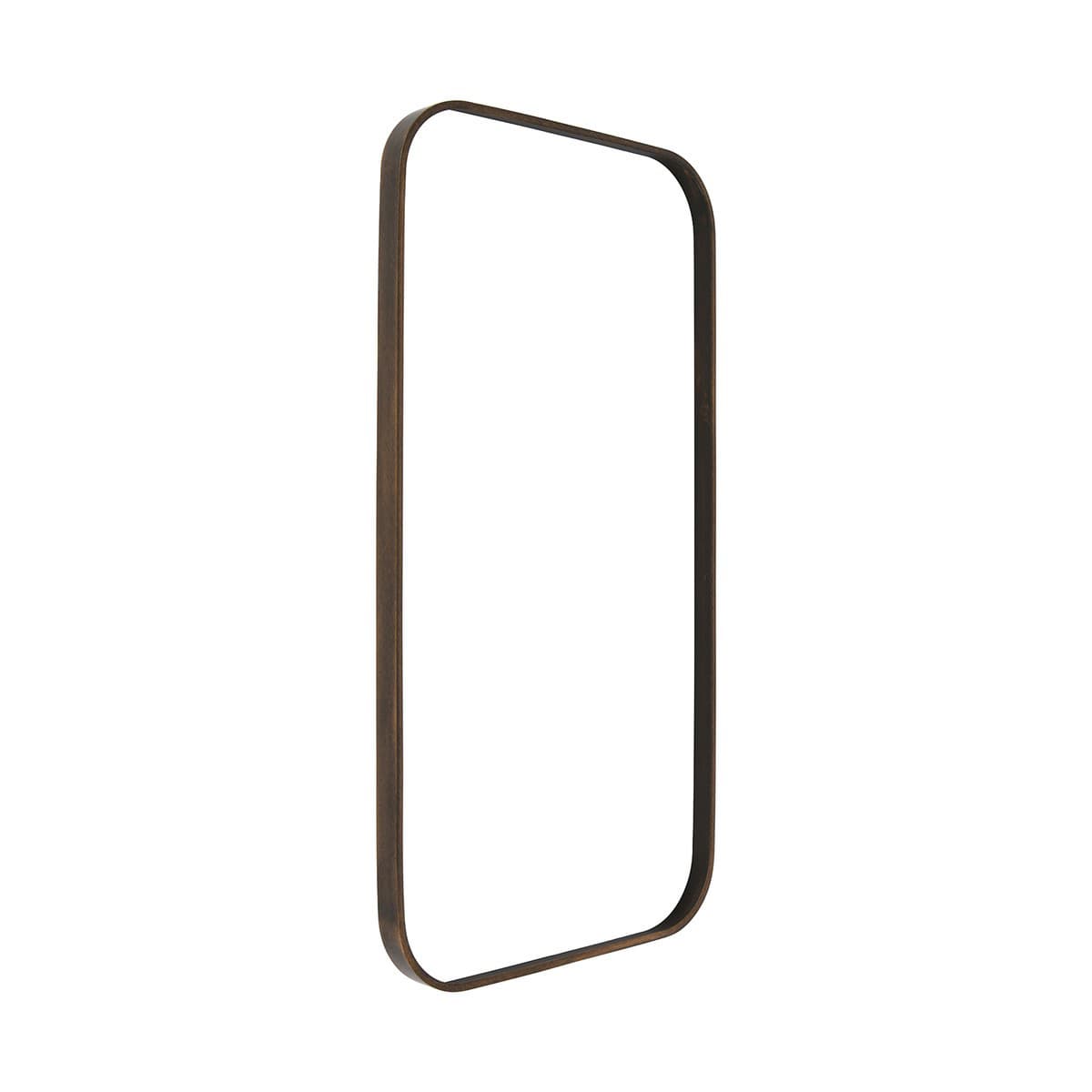 Contour Rectangle Mirror Frame Only in Bronze-img-1