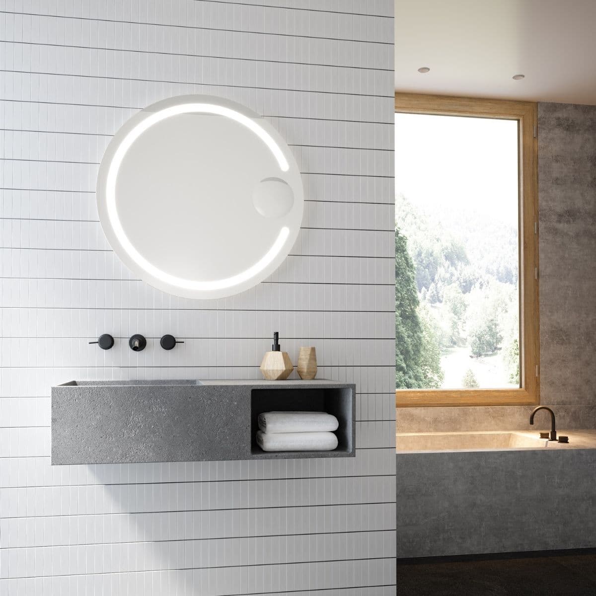 Pond LED Vanity Mirror