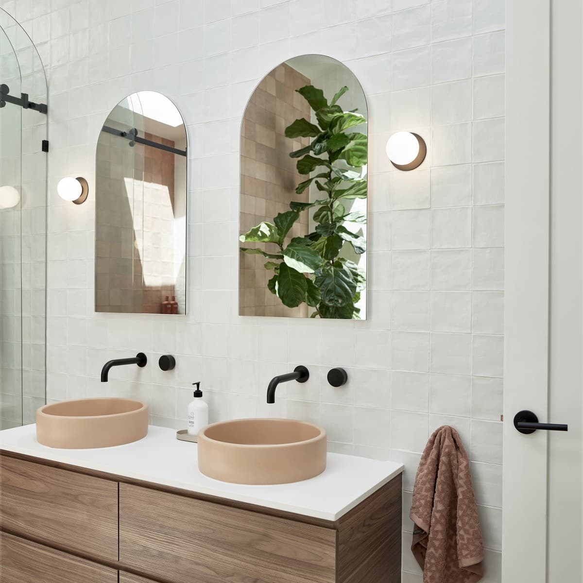 MFL Artisan Round Shade in Frosted Opal Glass