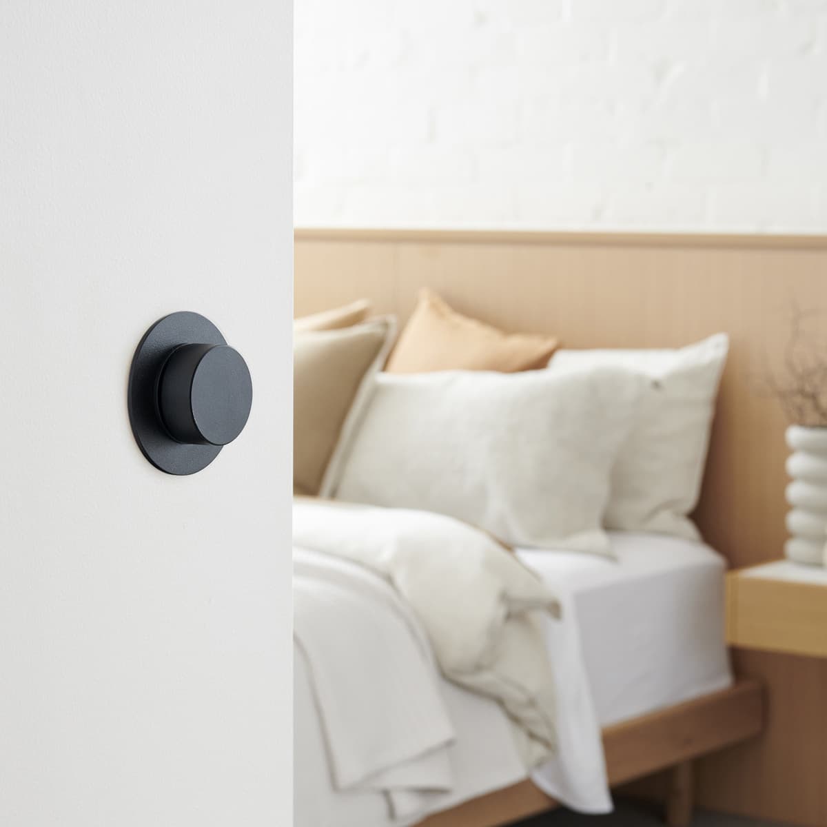 MFL Artisan Recessed IP44 Dimmer Switch in Black