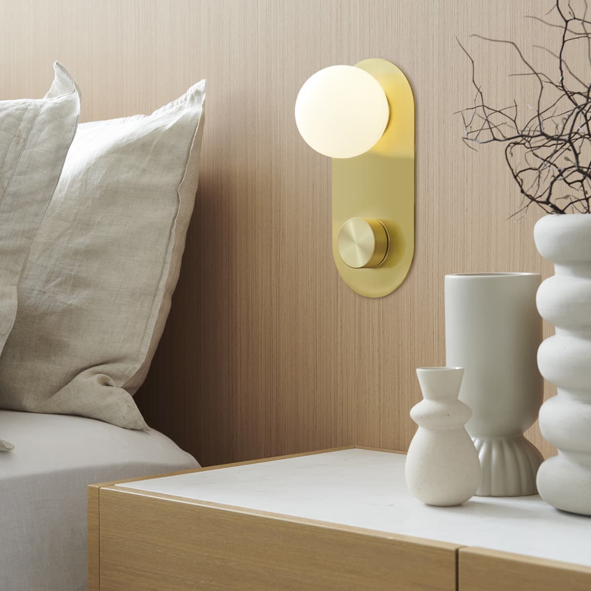 MFL Artisan Recessed IP44 Dimmer Switch in Brass-img-5
