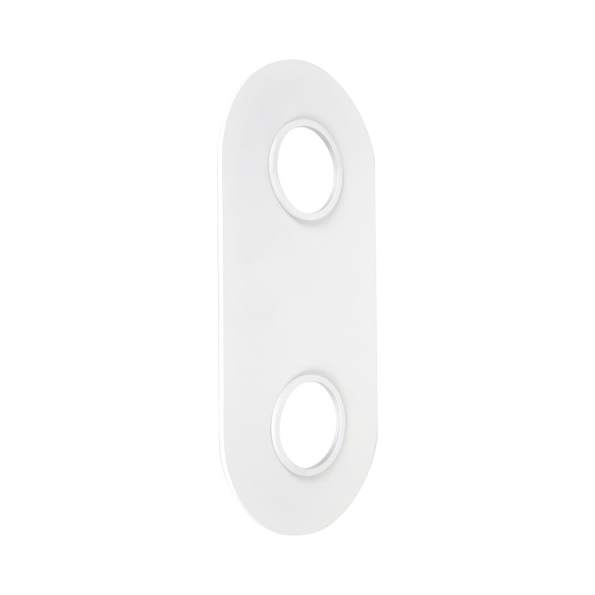 MFL Artisan Double Oval Decorative Plate in White-img-1