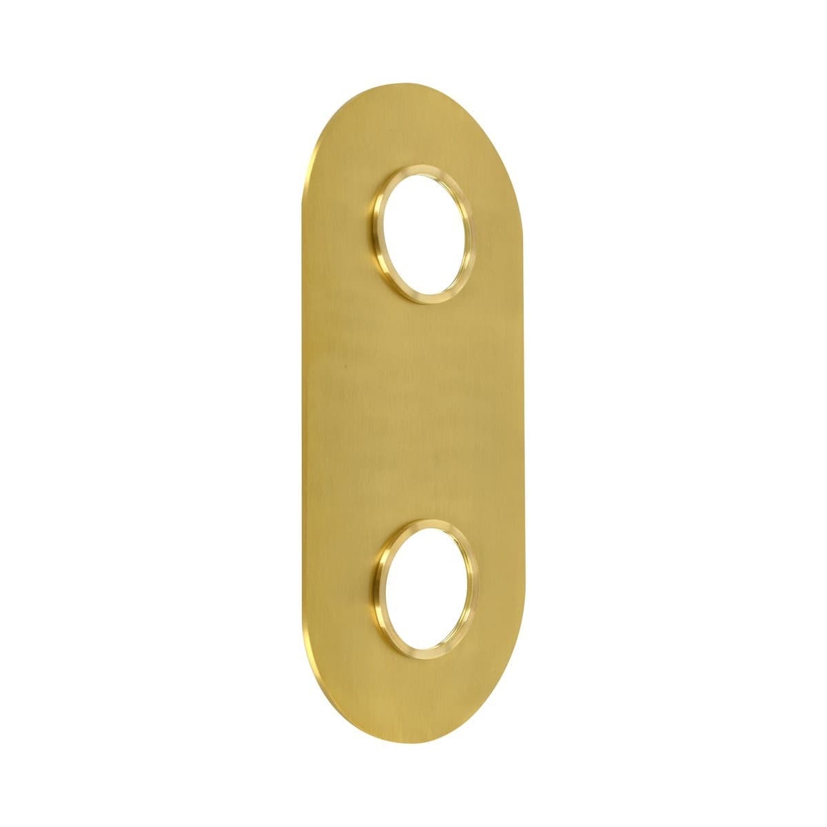MFL Artisan Double Oval Decorative Plate in Brass-img-1