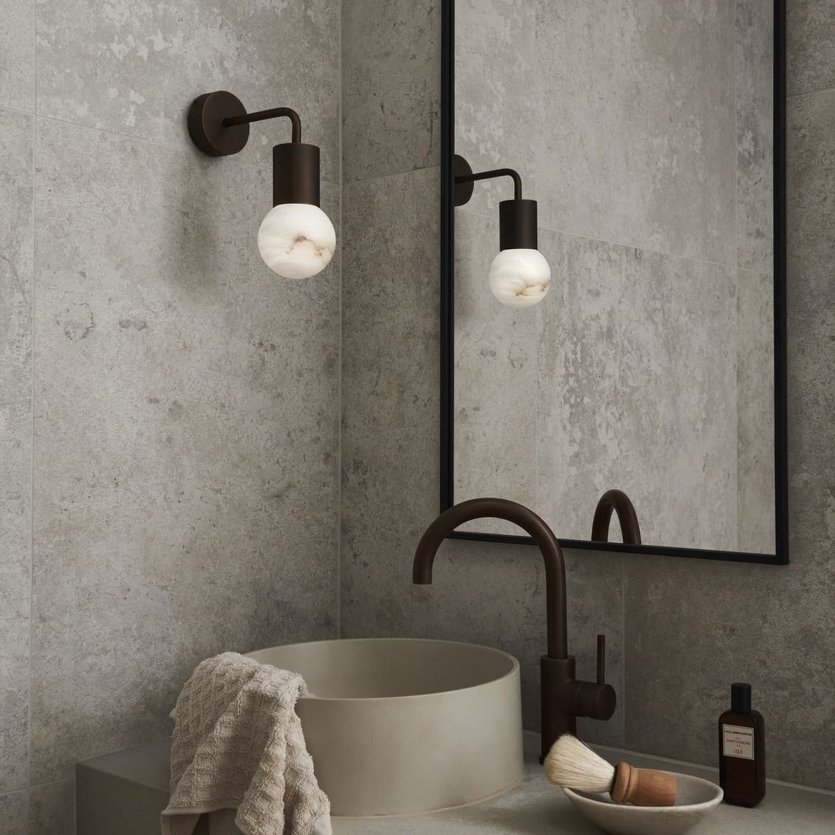 MFL Artisan LED Colour-Shifting Wall Bracket in Bronze-img-2