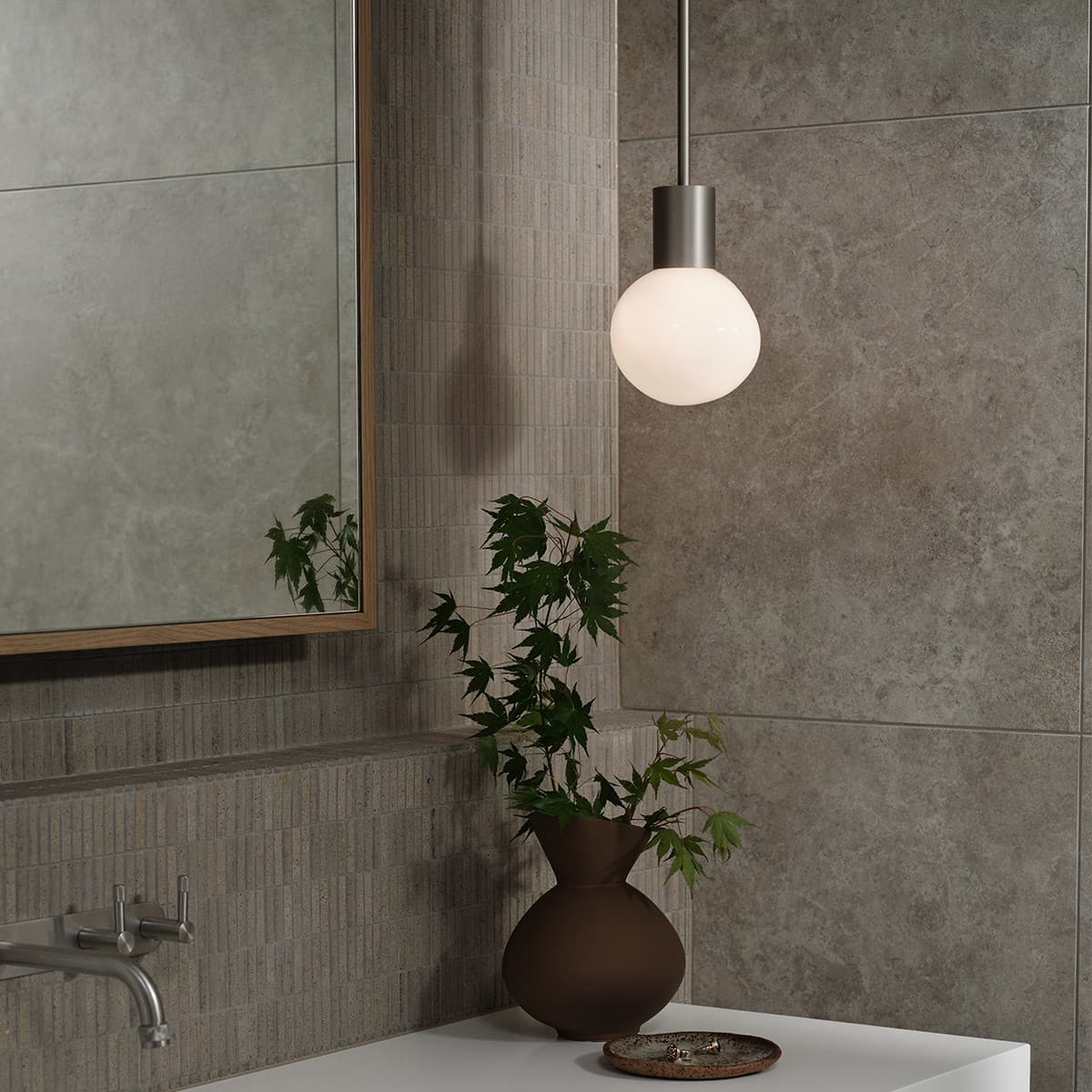 MFL Artisan LED Colour-Shifting Pendant in Nickel-img-2