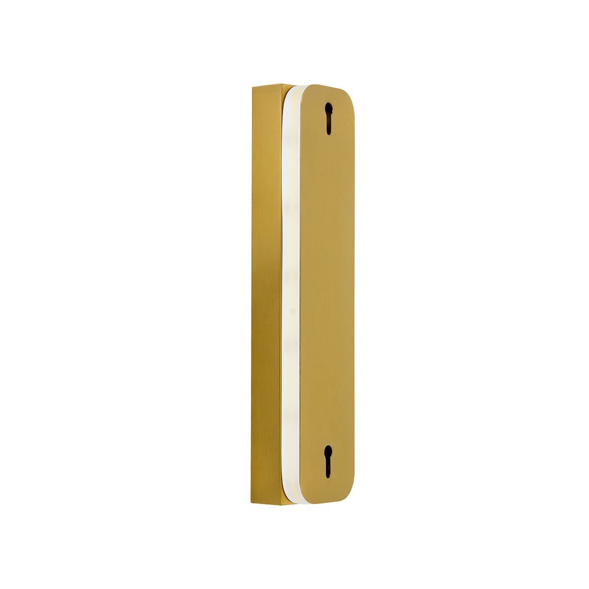 Chameleon LED Colour-Shifting Tall Wall Sconce Only in Brass
